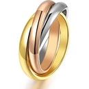 Troli ocelový tricolor prsten KRS-247