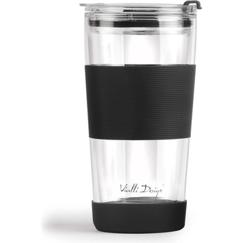Vialli Design Черна термочаша 600 ml Fuori - Vialli Design (5901638730374)