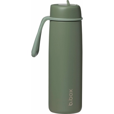 b.box Nerezová termofľaša so slamkou 690 ml Olive