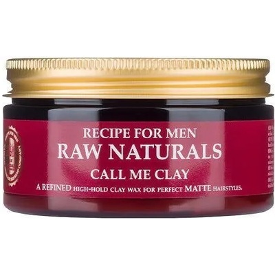 Recipe for Men Raw Naturals Call Me Clay - глина за коса (100 мл)
