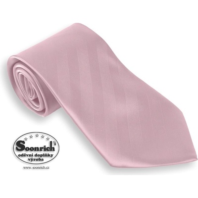Soonrich kravata růžová luxus klx004