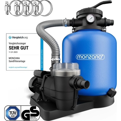 Monzana AQUA Písková filtrace s předfiltrem, 13 200 l/h, 106835