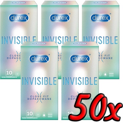 Durex Invisible Close Fit 50 pack