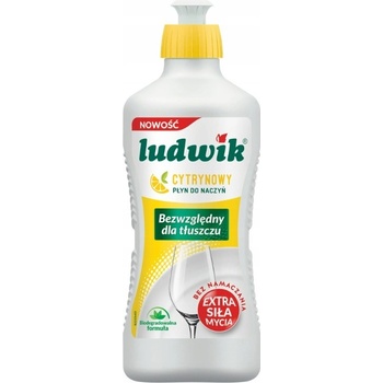 Ludwik Tekutý prostriedok na umývanie riadu Citrón 900 ml