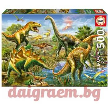 Educa Пъзел educa 19903 - 500 части - Джурасик (edu19903)