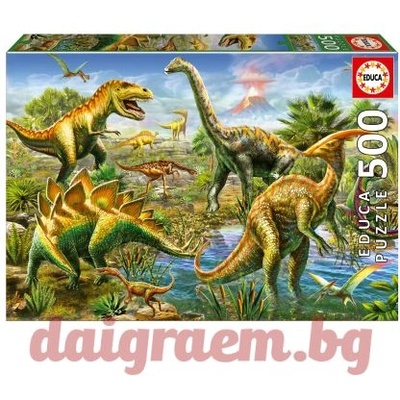 Educa Пъзел educa 19903 - 500 части - Джурасик (edu19903)
