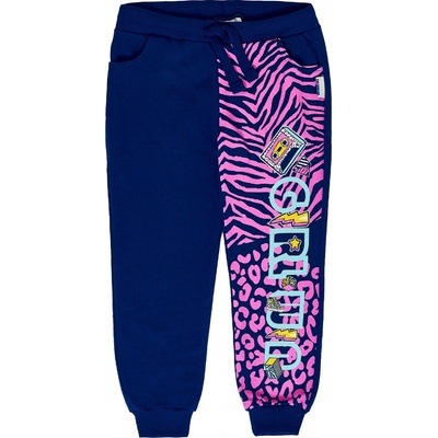 Winkiki Kids Wear dívčí tepláky Girl Win růžová