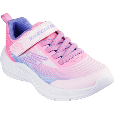 Skechers Маратонки Skechers Kids' Gore And Strap Ombre Sparkle Mesh Microspec Runners - Pink/Multi