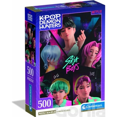 Clementoni KPOP Demon Hunters Compact 500 dielov