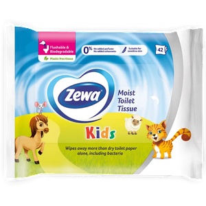 Zewa KIDS детска влажна тоалетна хартия (zewa98-097)