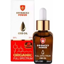 SWISS CBD POWER CBD olej 20ml Full spectrum 20% 4000mg CBD