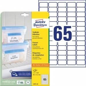 Avery Zweckform ETIK. ZF 7971 FOR FROSTS 38, 1X21.2MM LABEL - L7971-25