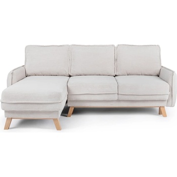 Bonami Променлив бежов велурен разтегателен диван Tori - Bonami Selection (TORICORNERPOSO100)