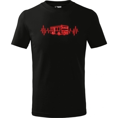 Impar tričko Bus Heartbeat dětské černá