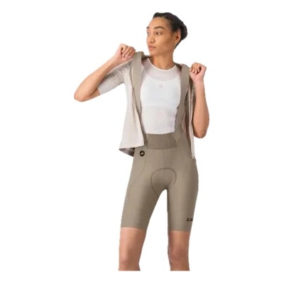 Castelli dámské s laclem Espresso 2 DT clay