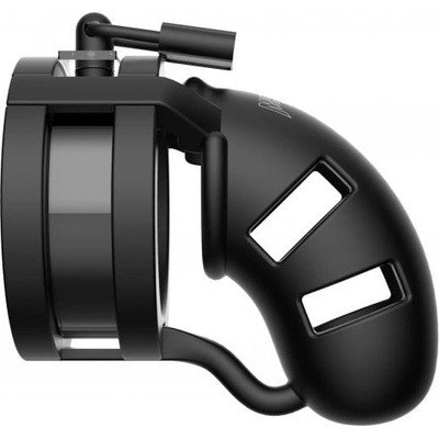 Shots ManCage Model silikónový pás cudnosti pre mužov 90 mm