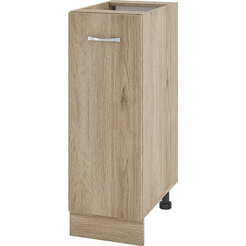 ИРИМ Долен шкаф с една врата и рафт Сити АРДА-20 дъб сонома арвен / дъб сонома арвен 30 см