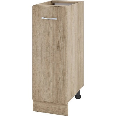 ИРИМ Долен шкаф с една врата и рафт Сити АРДА-20 дъб сонома арвен / дъб сонома арвен 30 см