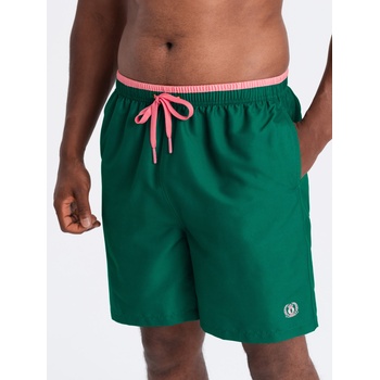 Ombre Clothing Зелен мъжки бански костюм с ребра Ombre Clothing Ombre Clothing | Zelen | МЪЖЕ | M