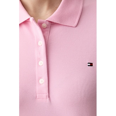 Tommy Hilfiger Тениска с яка дамска с памук (WW0WW43224)