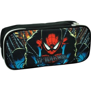 GIM Oвален ученически несесер Gim - Spiderman, С 1 цип (337-09144)