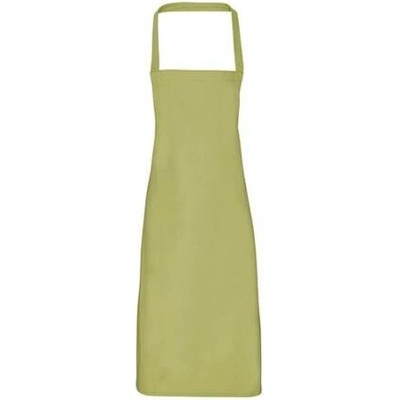 Premier Workwear Zástěra s laclem z biobavlny bez kapsy PR102 Lime Pantone 382 60x87cm