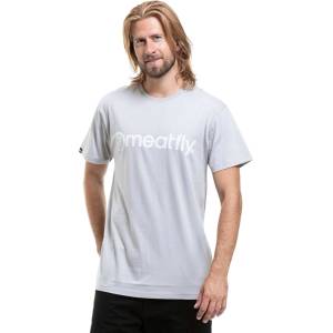 Meatfly мъжка тениска MF Logo Quiet Gray Meatfly | Siv | МЪЖЕ | S