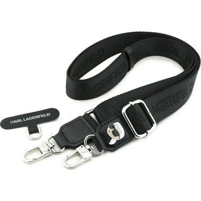 Karl Lagerfeld Universal Crossbody popruh Karl Patch - černá – Sleviste.cz