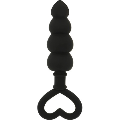 OHMAMA SILICONE BUTTPLUG WITH HEART RING