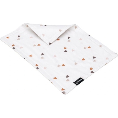 T-TOMI BIO Muslin Diaper Under the Head Love 30 x 40 cm 1 ks