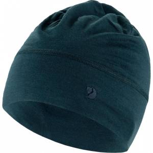 Fjällräven Зимна шапка (beanie) Fjällräven Abisko Lite Wool Beanie - Dark Navy - размер One Size (204-9002-0211)