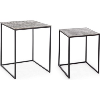 Bizzotto КОМПЛЕКТ 2 КВАДРАТНИ ХОЛНИ МАСИ tahir (0746172)