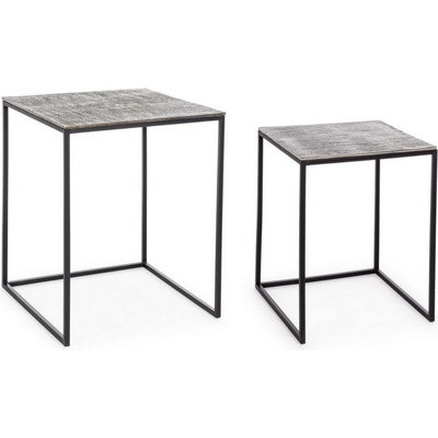 Bizzotto КОМПЛЕКТ 2 КВАДРАТНИ ХОЛНИ МАСИ tahir (0746172)