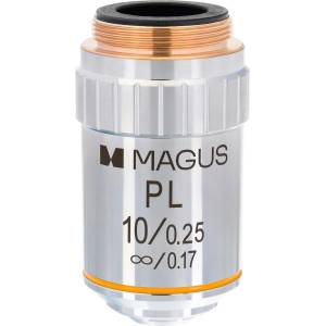 MAGUS Планахроматичен обектив с корекция до безкрайност MAGUS MP10 10x/0, 25 ∞/0, 17 (85238)