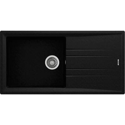 Teka Гранитна мивка, обръщаема, за шкаф 60 см Stone 60 L-TG ЧЕРЕН МЕТАЛИК (М.1020.ЧМ)