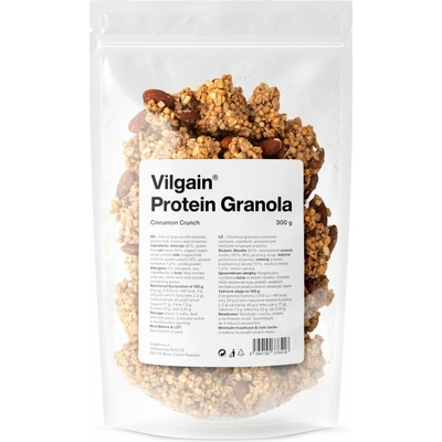 Vilgain Proteínová Granola chrumkavá škorica 350g