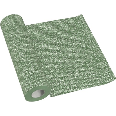 Airlaid Středový pás Linen Structure green 40cmx24m
