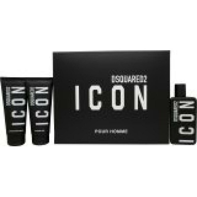 Dsquared2 Icon for Him EDP 100 ml + sprchový gel 100 ml + balzám po holení 100 ml darčeková sada