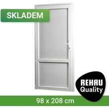 SKLADOVÁ-OKNA REHAU Smartline+ plné Bílá 98 x 208 cm levé