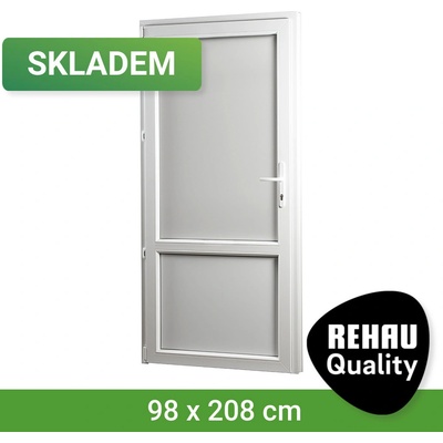 SKLADOVÁ-OKNA REHAU Smartline+ plné Bílá 98 x 208 cm levé