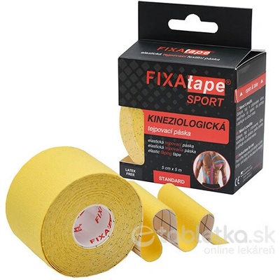 FIXAtape Sport kineziologická 5 cm x 5 m žltá