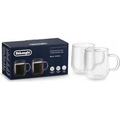 Sklenice na kávu De'Longhi 2 x 500 ml