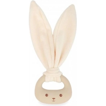 Kaloo Lapinoo Силиконова гризалка с връзващи уши кремаво