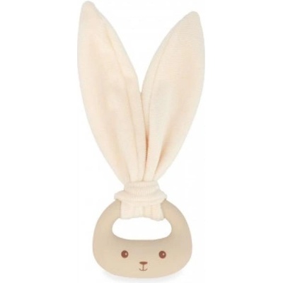 Kaloo Lapinoo Силиконова гризалка с връзващи уши кремаво