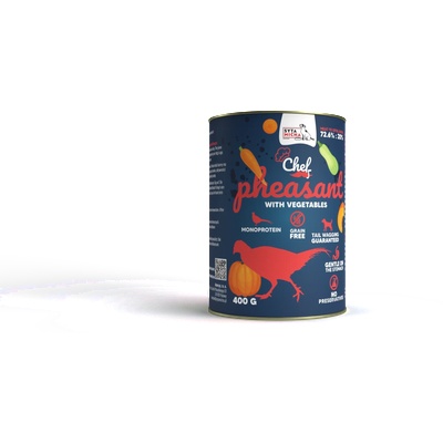 Syta Micha Монопротеинова мокра храна с фазан за кучета БЕЗ никакво пилешко Syta Micha Pheasant with Vegetables 400 г