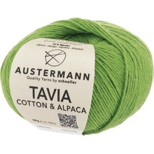 Austermann TAVIA - 85% bavlna, 15% alpaka - Ručně pletací příze Barva: 06. grass