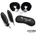 LateToBed BDSM Line 3 Pieces Set Mask, Handcuffs and Feathers Black