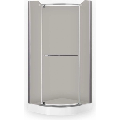 Roth ELARIS DARK 80 cm Stříbrná Sklo RAUCH 195 cm 4520003