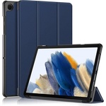 Gigapack Samsung Tab A11 Plus LTE GIGAPACK Tok стоящ, с кожен ефект, активен FLIP, държач за настолен компютър, BLUE BUTTON GP-150670 (GP-150670)