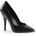 Pleaser USA Pleaser Seduce-420V Blk Faux Leather 45